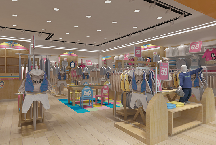 杰米蘭帝童裝專賣店左視圖